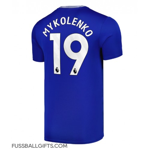 Everton Vitaliy Mykolenko #19 Fußballbekleidung Heimtrikot 2024-25 Kurzarm